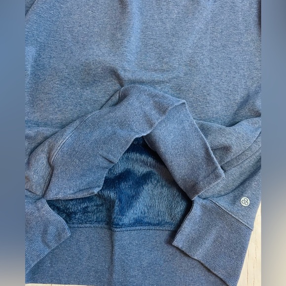 Zella Amazing Crew Neck Sweatshirt Blue Twilight Heather Size S Small - Picture 4 of 4